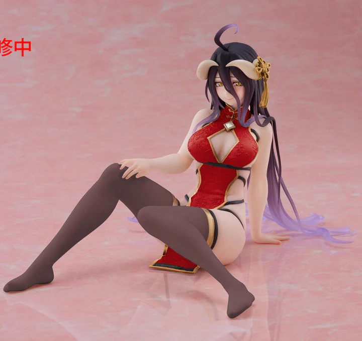 Taito - Overlord - Albedo China Dress Ver. Desktop Cute Figure - Image 3