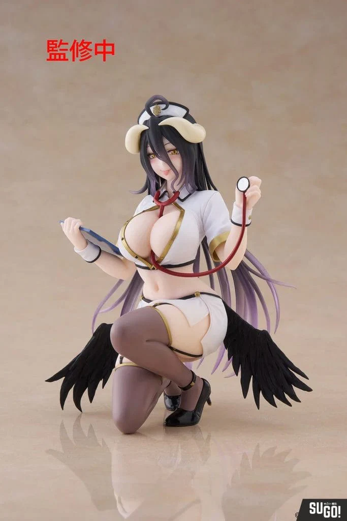 Taito - Overlord - Desktop Cute Figure Albedo (Nurse Version) - Image 4