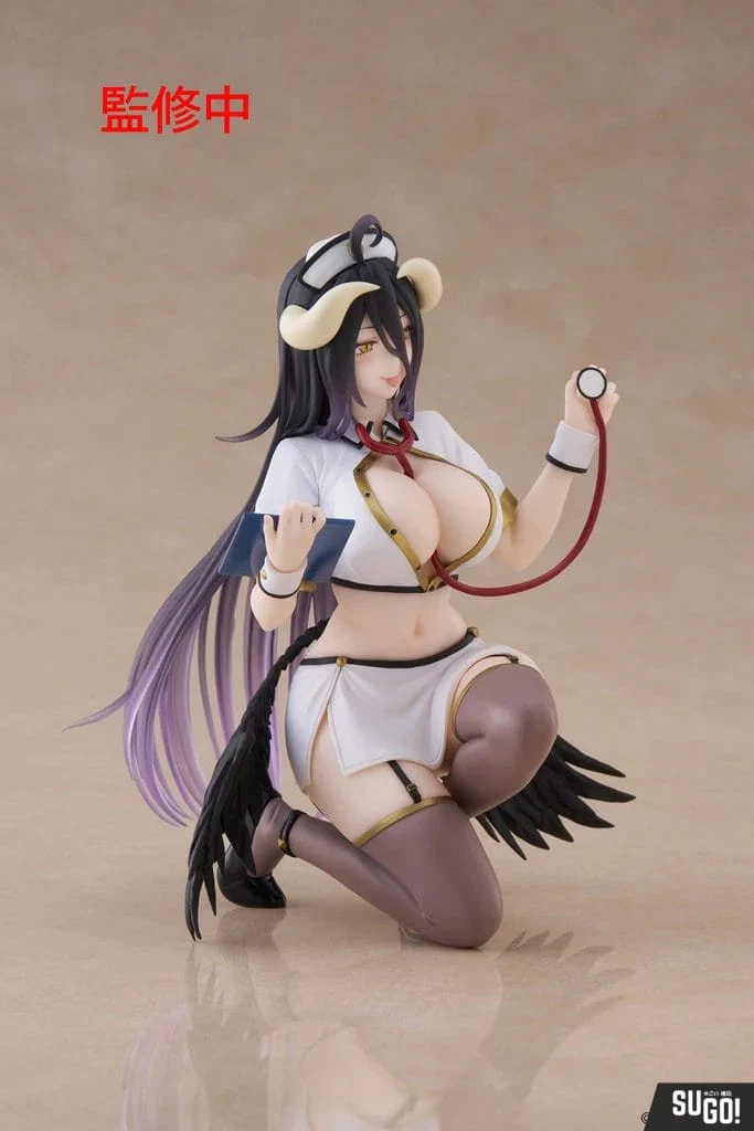 Taito - Overlord - Desktop Cute Figure Albedo (Nurse Version) - Image 5
