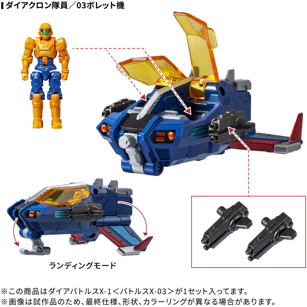 TAKARA TOMY - Diaclone DA-119 Dia-Battles X-1 (Battles X-03) - Image 4