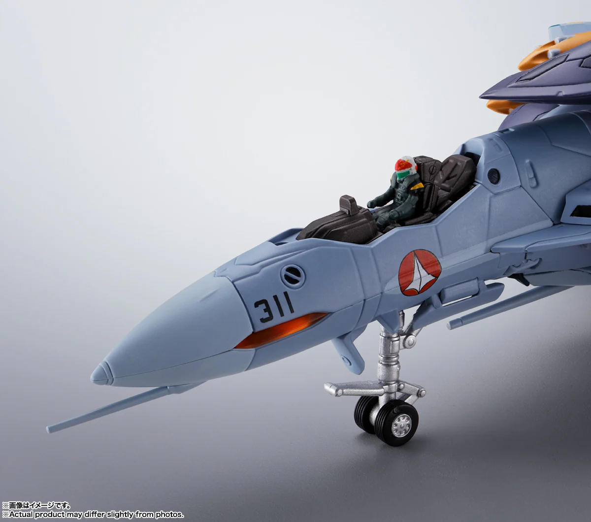 TAMASHII - Hi-Metal R VF-0A Phoenix (Shin Kudo Use) + QF-2200D-B Ghost - Image 10