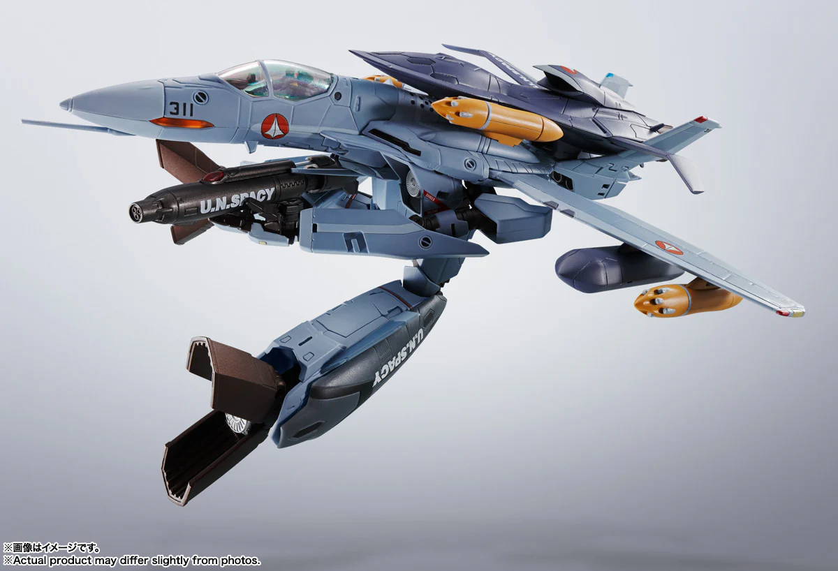 TAMASHII - Hi-Metal R VF-0A Phoenix (Shin Kudo Use) + QF-2200D-B Ghost - Image 8
