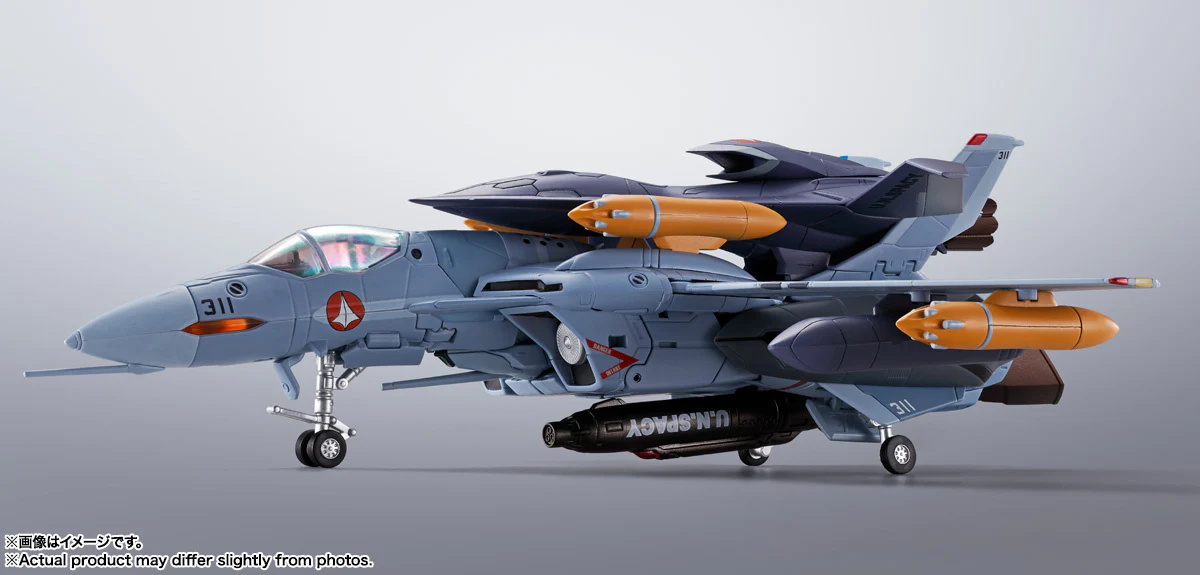 TAMASHII - Hi-Metal R VF-0A Phoenix (Shin Kudo Use) + QF-2200D-B Ghost - Image 9