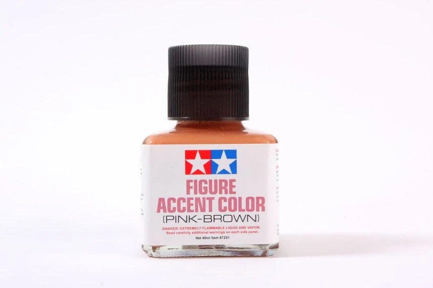 Tamiya - Figure Accent Colour Pink Brown 40ml 87201