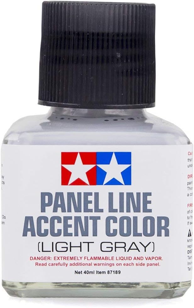Tamiya - Panel Line Accent Color Light Gray 40ml 87189