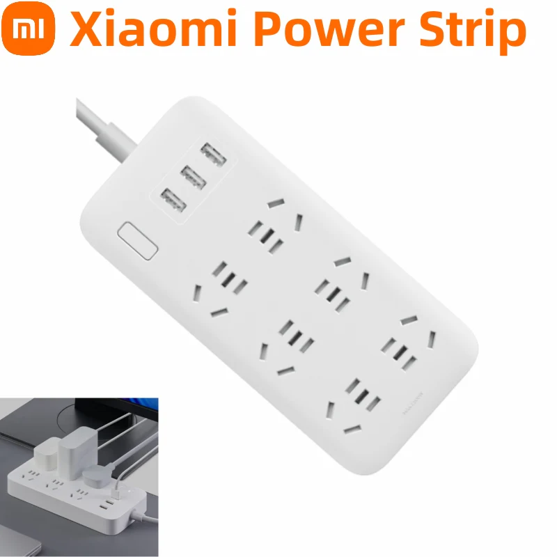 Xiaomi Mijia Power Board With 3 USB Switch Plug