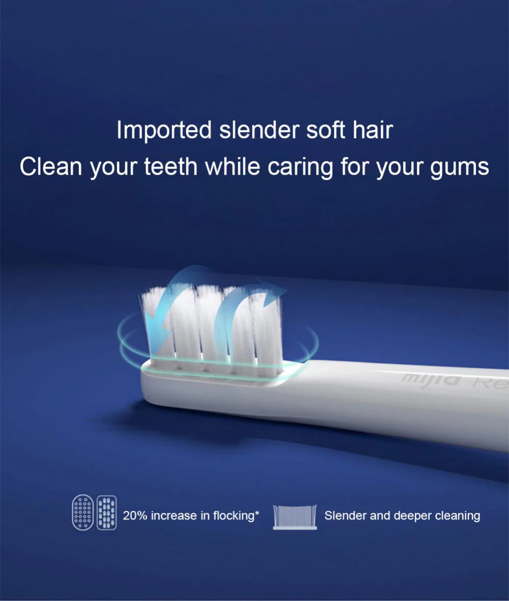 Xiaomi Mijia T100 Sonic USB Rechargeable Toothbrush Set - Image 6
