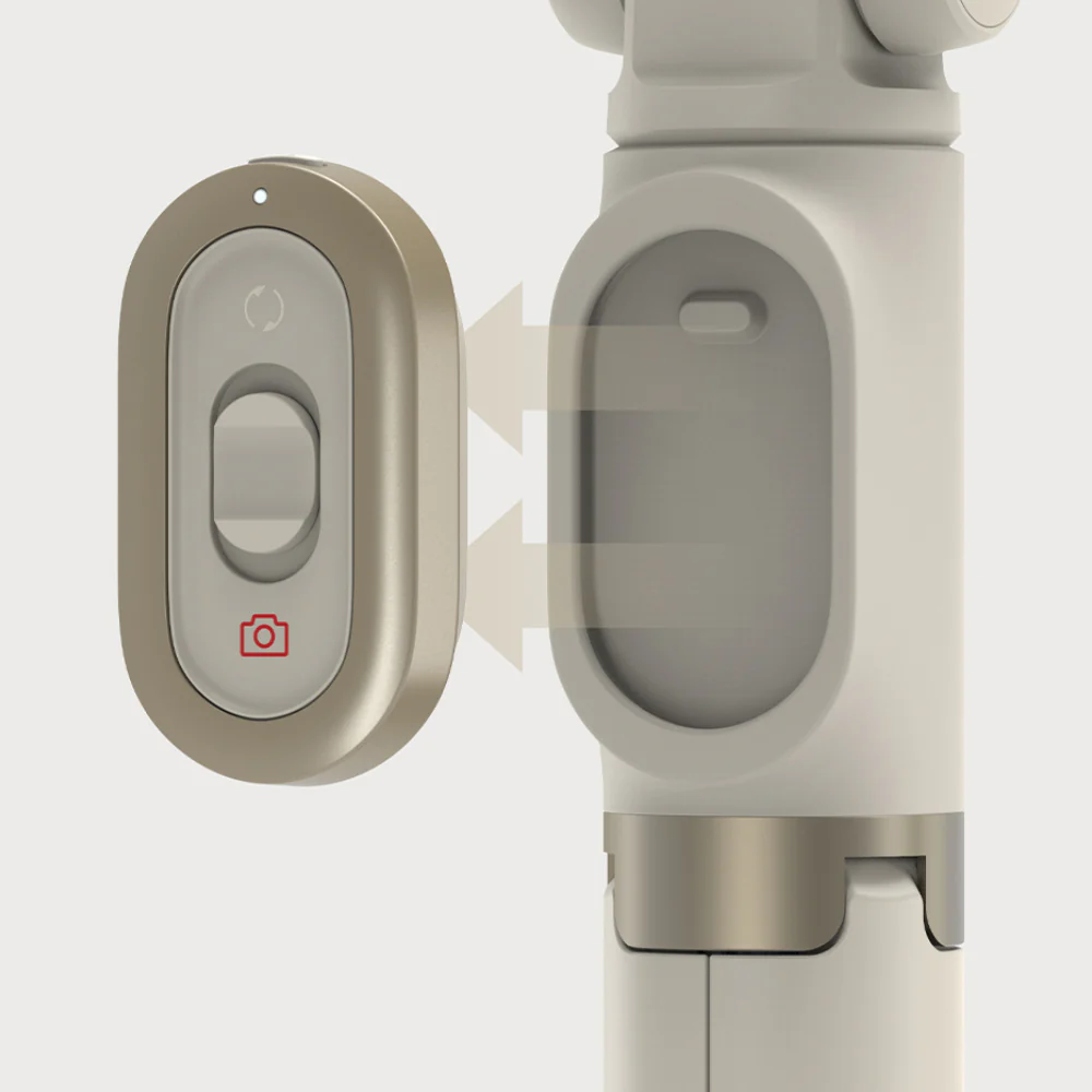 Xiaomi Tripod Bluetooth Selfie Stick - Black & Gold - Image 4