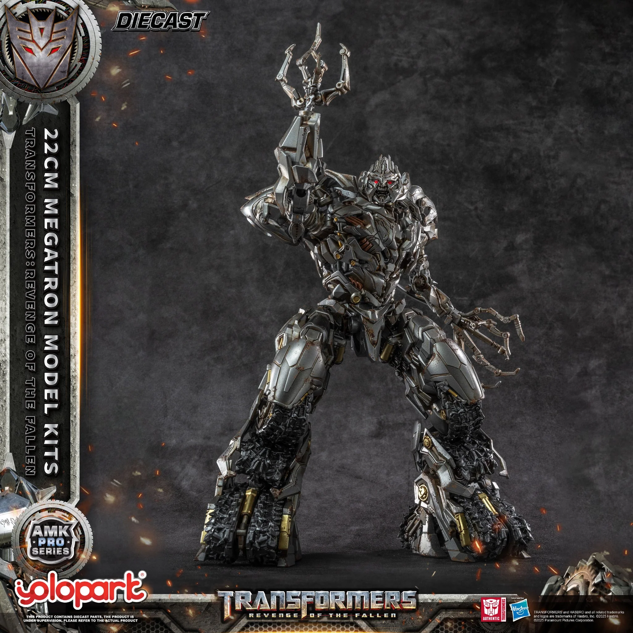 YOLOPARK - Transformers Revenge of the Fallen AMK PRO Series 22cm Megatron Model Kits - Image 11