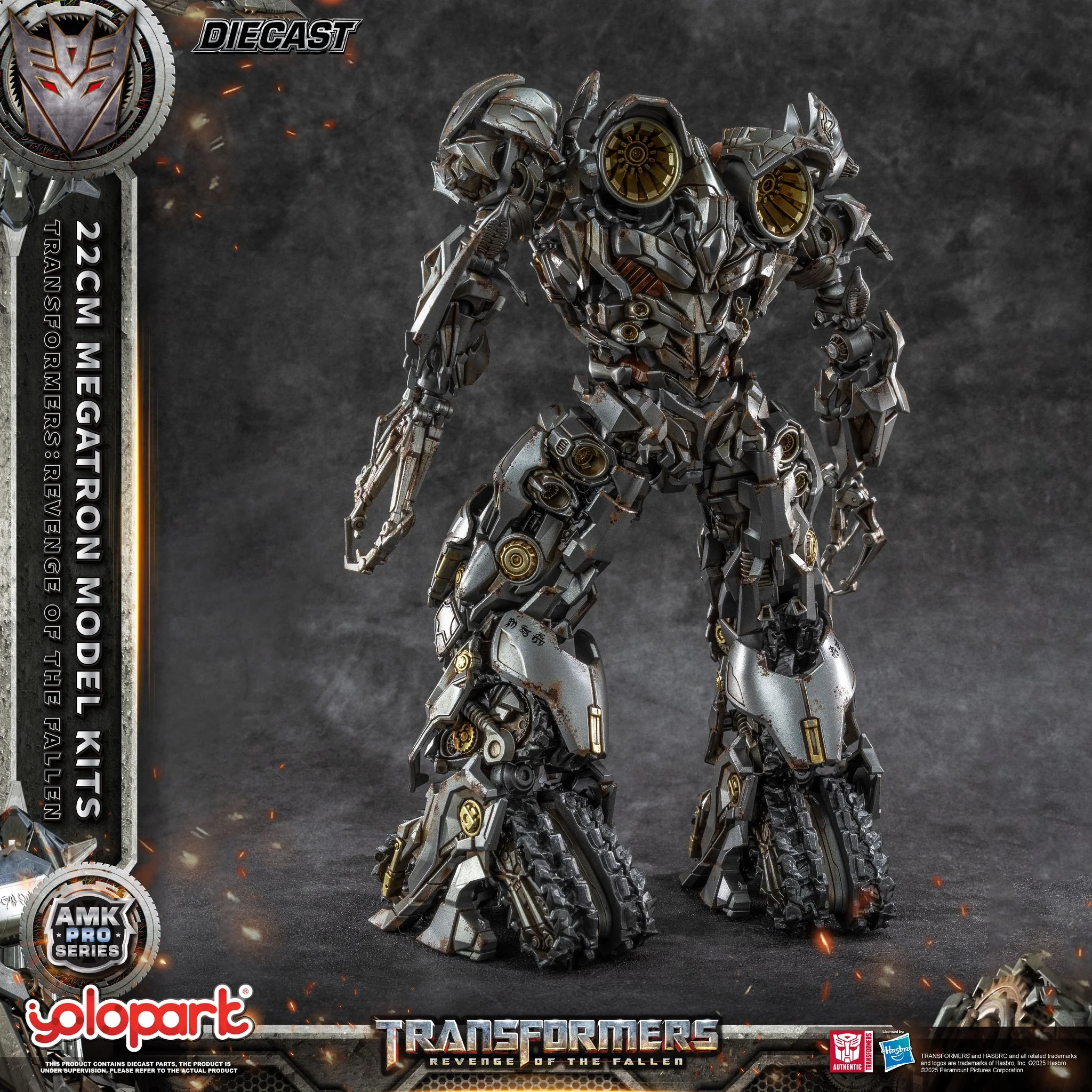 YOLOPARK - Transformers Revenge of the Fallen AMK PRO Series 22cm Megatron Model Kits - Image 2