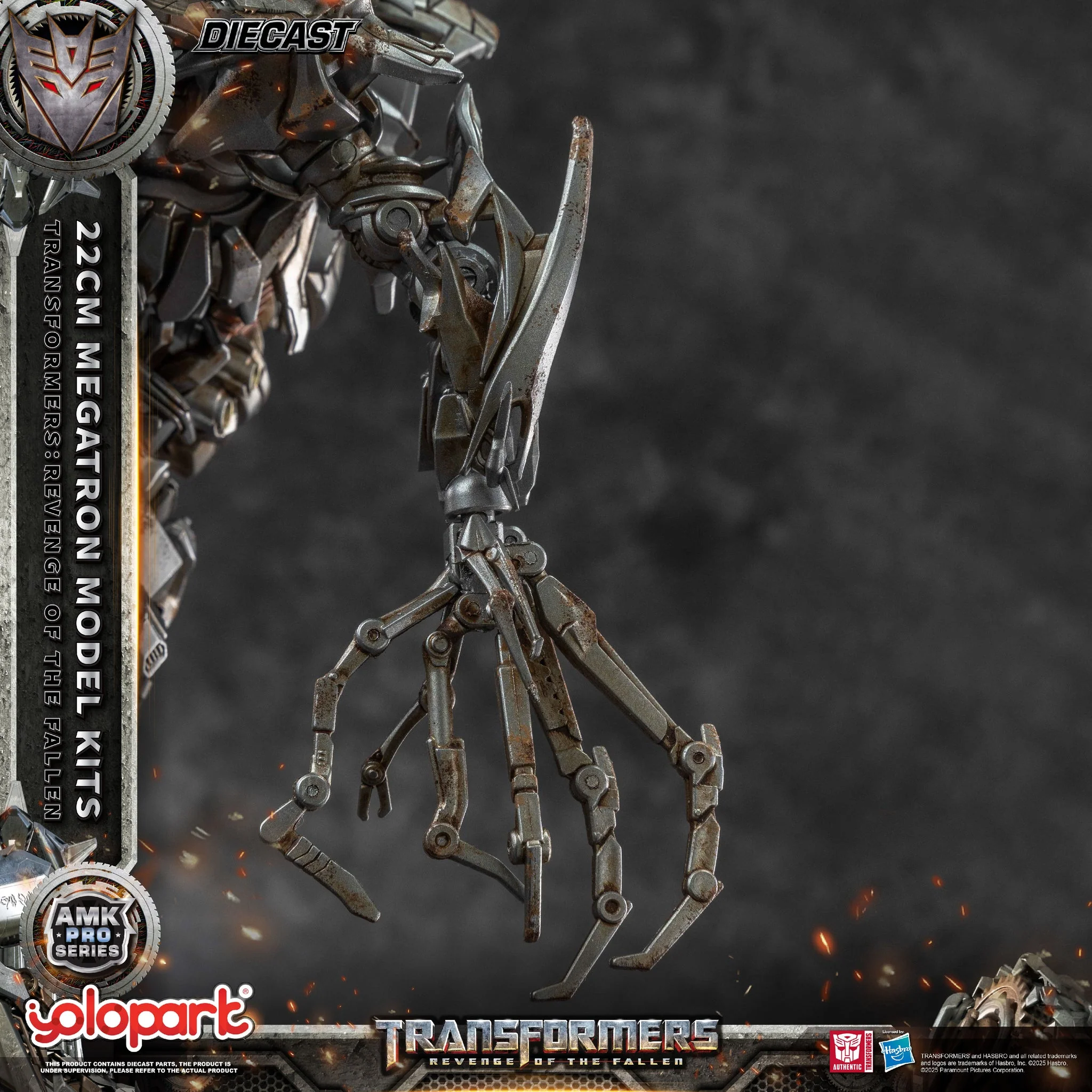 YOLOPARK - Transformers Revenge of the Fallen AMK PRO Series 22cm Megatron Model Kits - Image 6