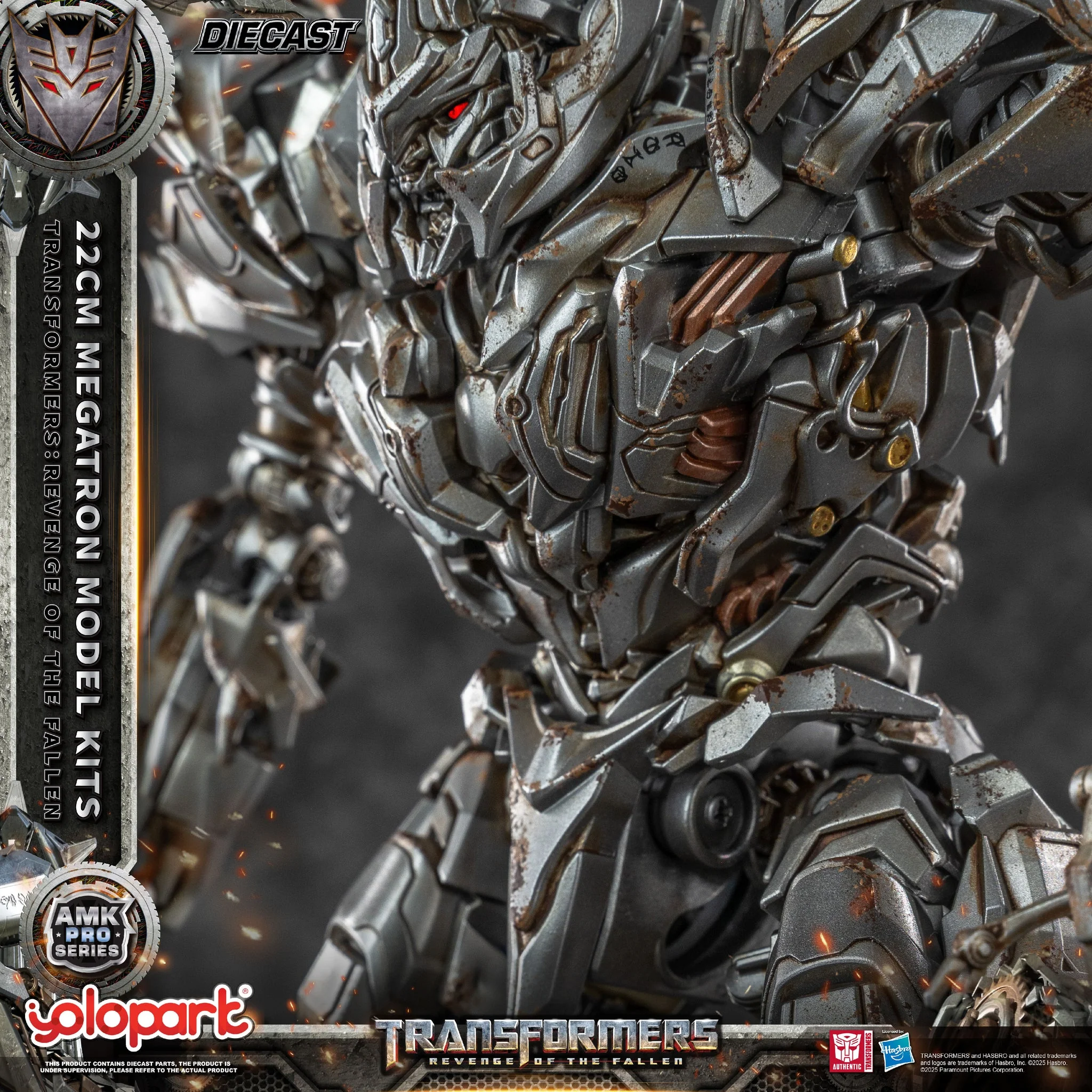 YOLOPARK - Transformers Revenge of the Fallen AMK PRO Series 22cm Megatron Model Kits - Image 8