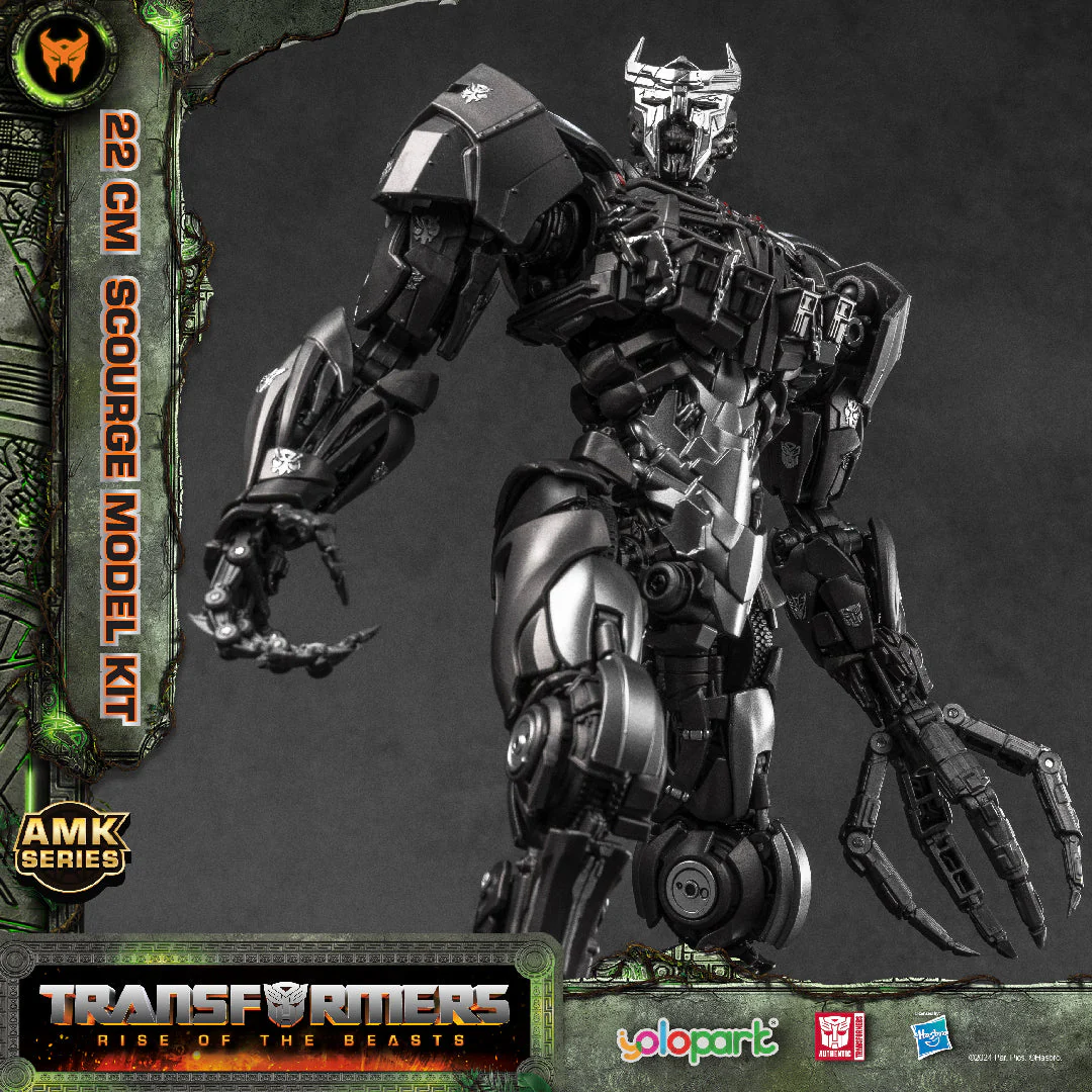 YOLOPARK - Transformers Rise of the Beasts 22cm Scourge Model Kit - Image 10