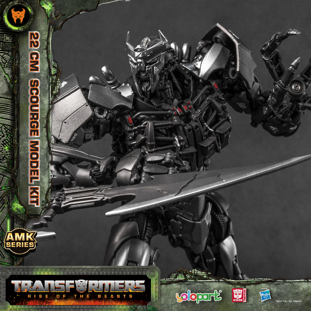 YOLOPARK - Transformers Rise of the Beasts 22cm Scourge Model Kit - Image 11
