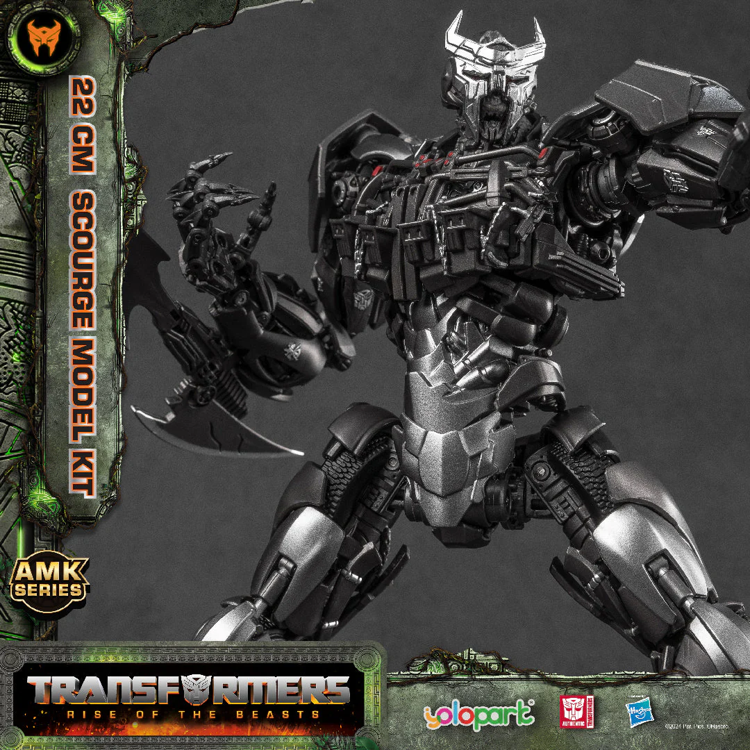 YOLOPARK - Transformers Rise of the Beasts 22cm Scourge Model Kit - Image 12