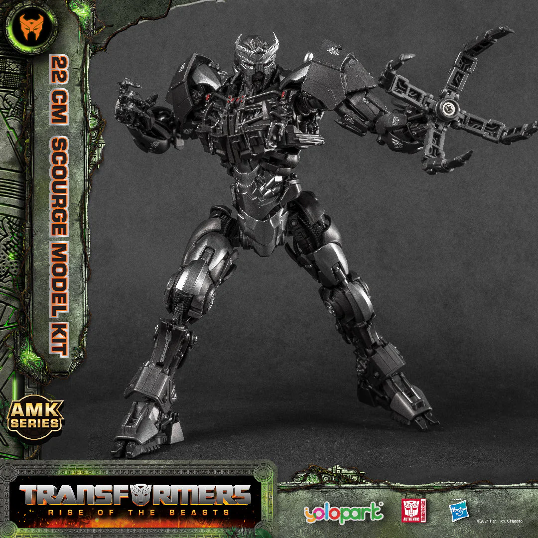 YOLOPARK - Transformers Rise of the Beasts 22cm Scourge Model Kit - Image 14
