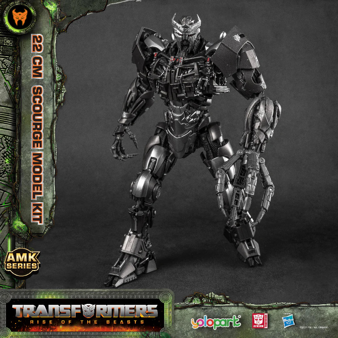 YOLOPARK - Transformers Rise of the Beasts 22cm Scourge Model Kit - Image 3
