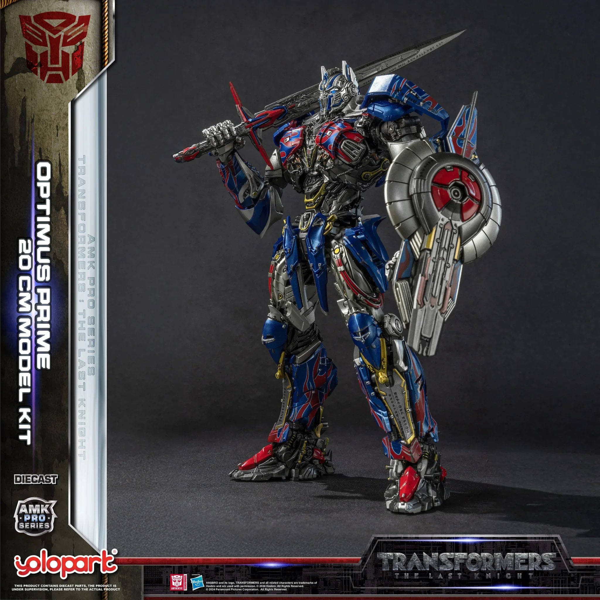 YOLOPARK - Transformers The Last Knight AMK PRO Series 20cm Optimus Prime Model Kit - Image 10