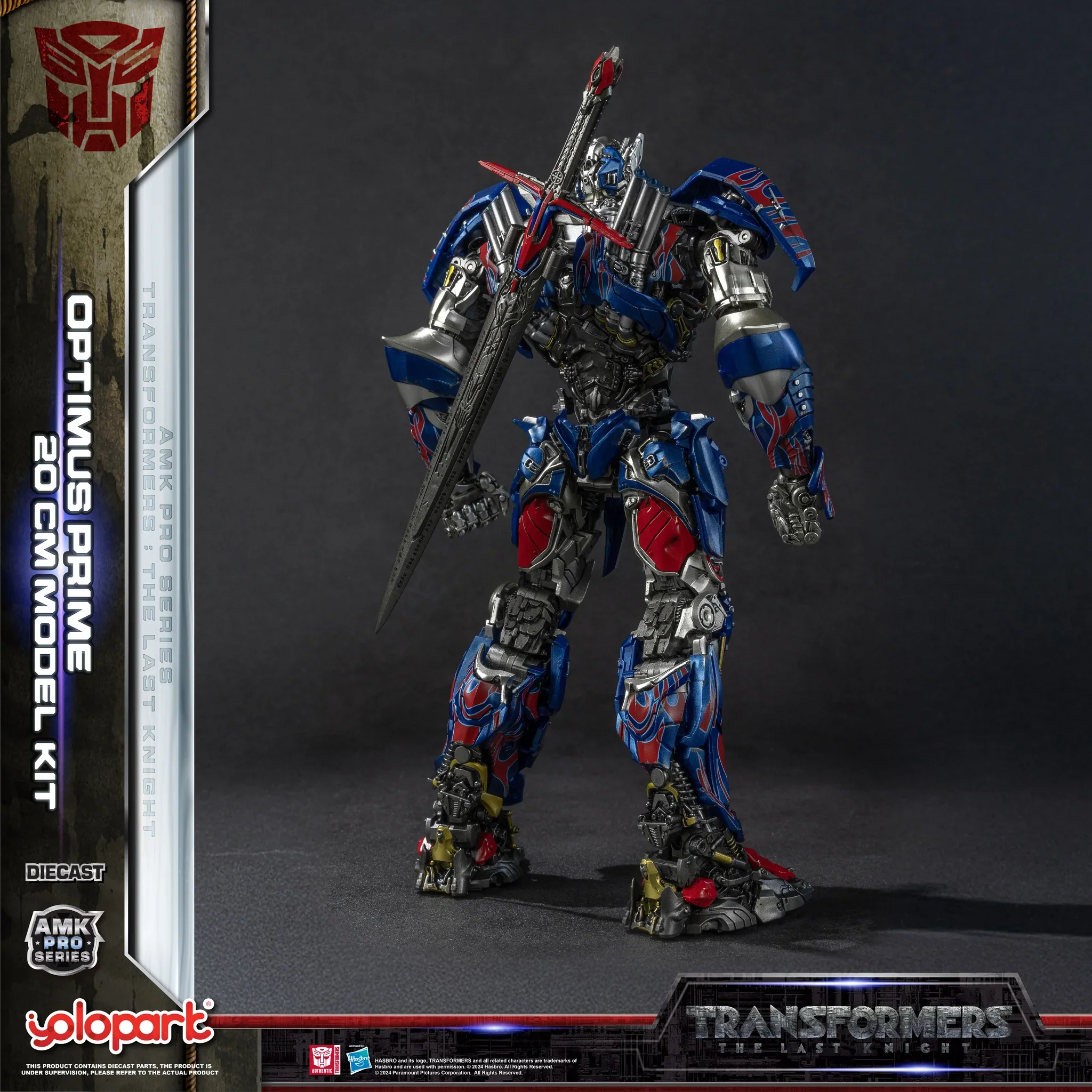 YOLOPARK - Transformers The Last Knight AMK PRO Series 20cm Optimus Prime Model Kit - Image 12