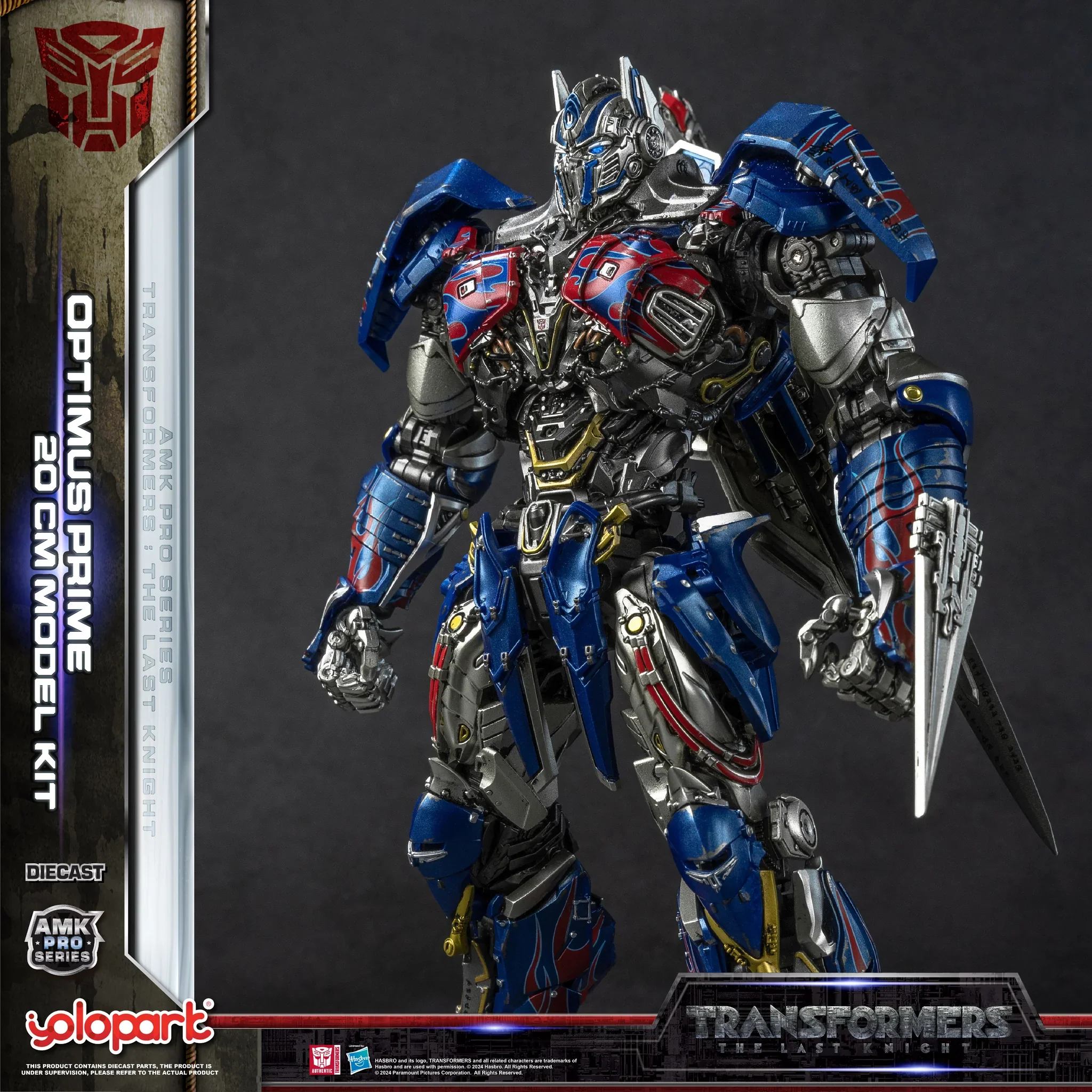 YOLOPARK - Transformers The Last Knight AMK PRO Series 20cm Optimus Prime Model Kit - Image 13