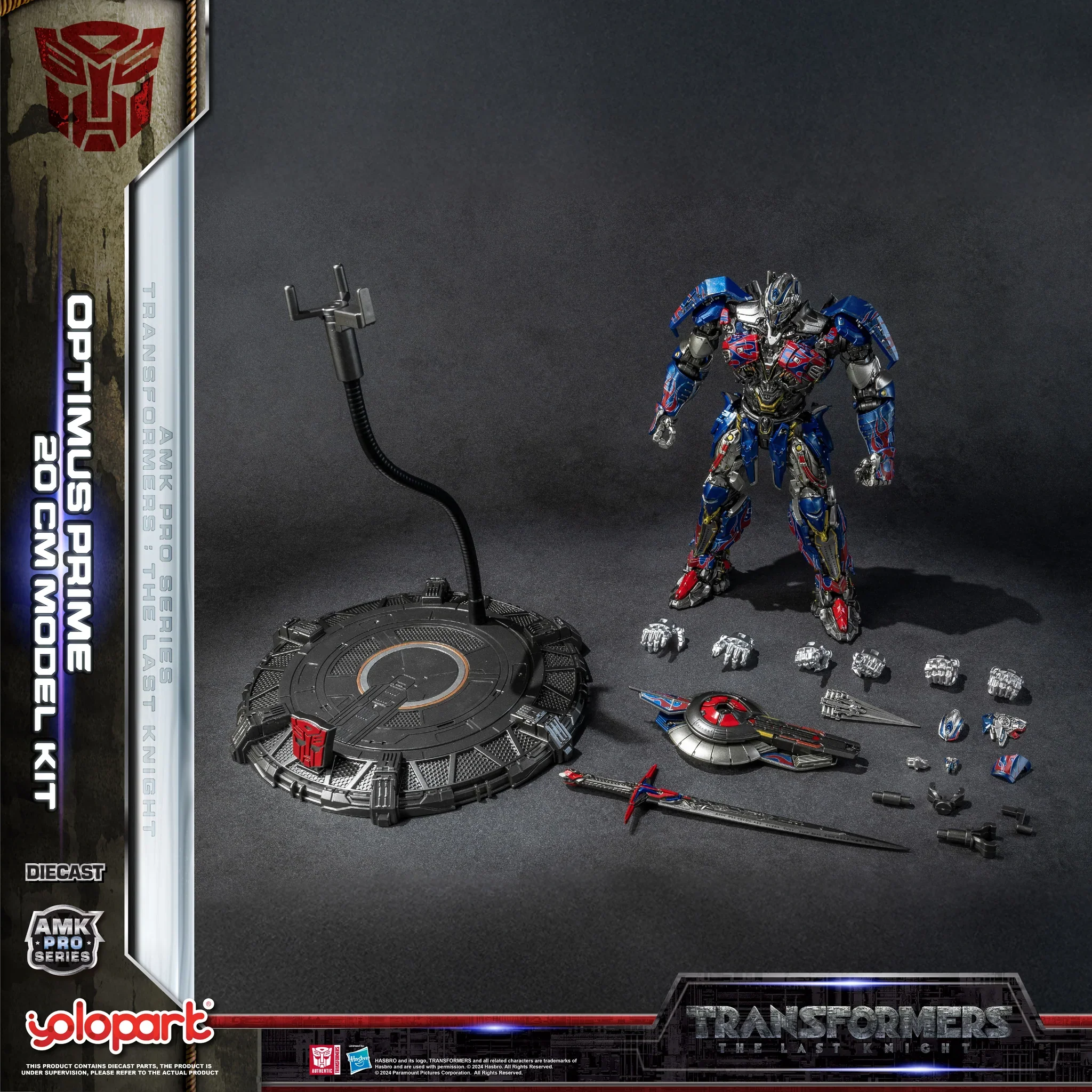 YOLOPARK - Transformers The Last Knight AMK PRO Series 20cm Optimus Prime Model Kit - Image 15