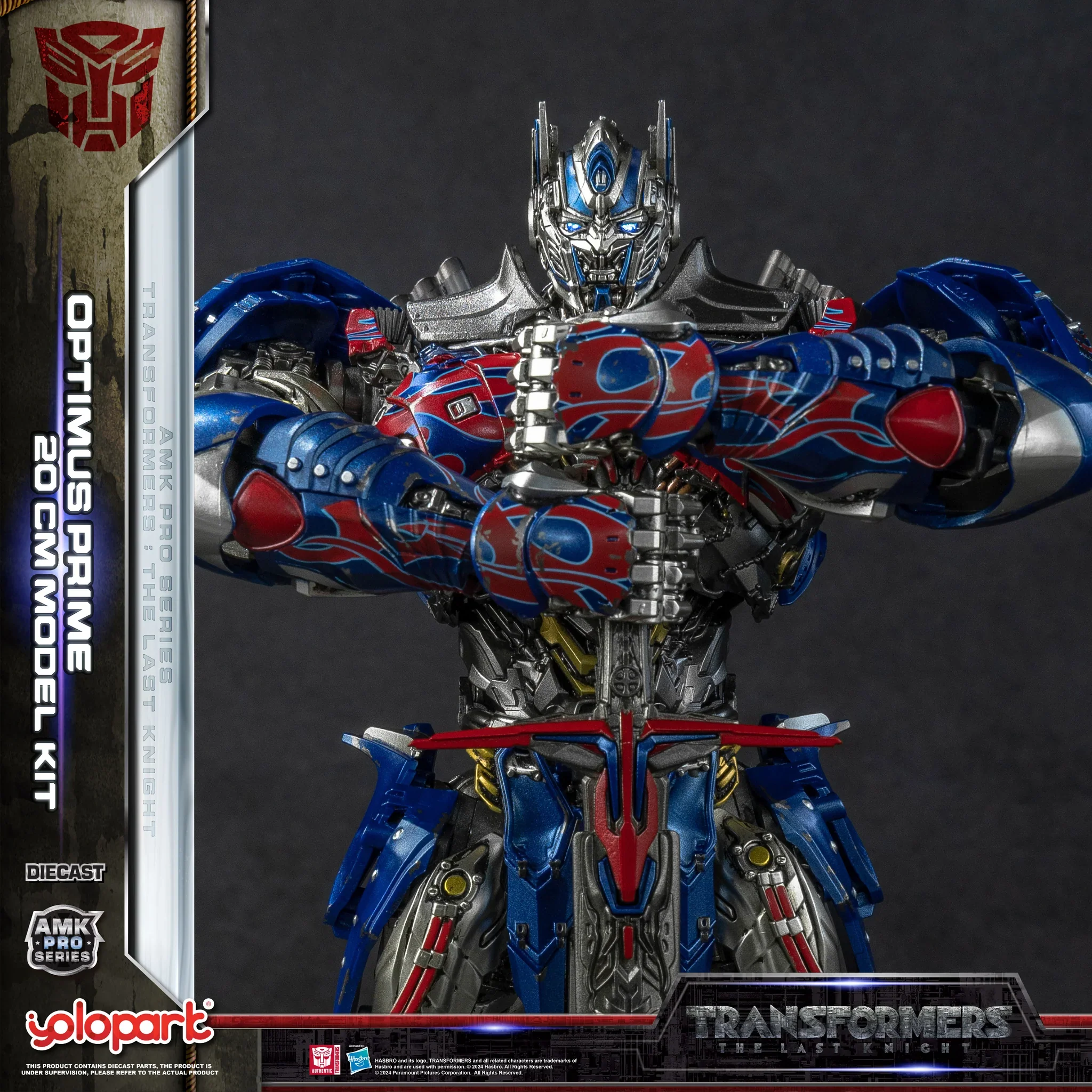 YOLOPARK - Transformers The Last Knight AMK PRO Series 20cm Optimus Prime Model Kit - Image 2