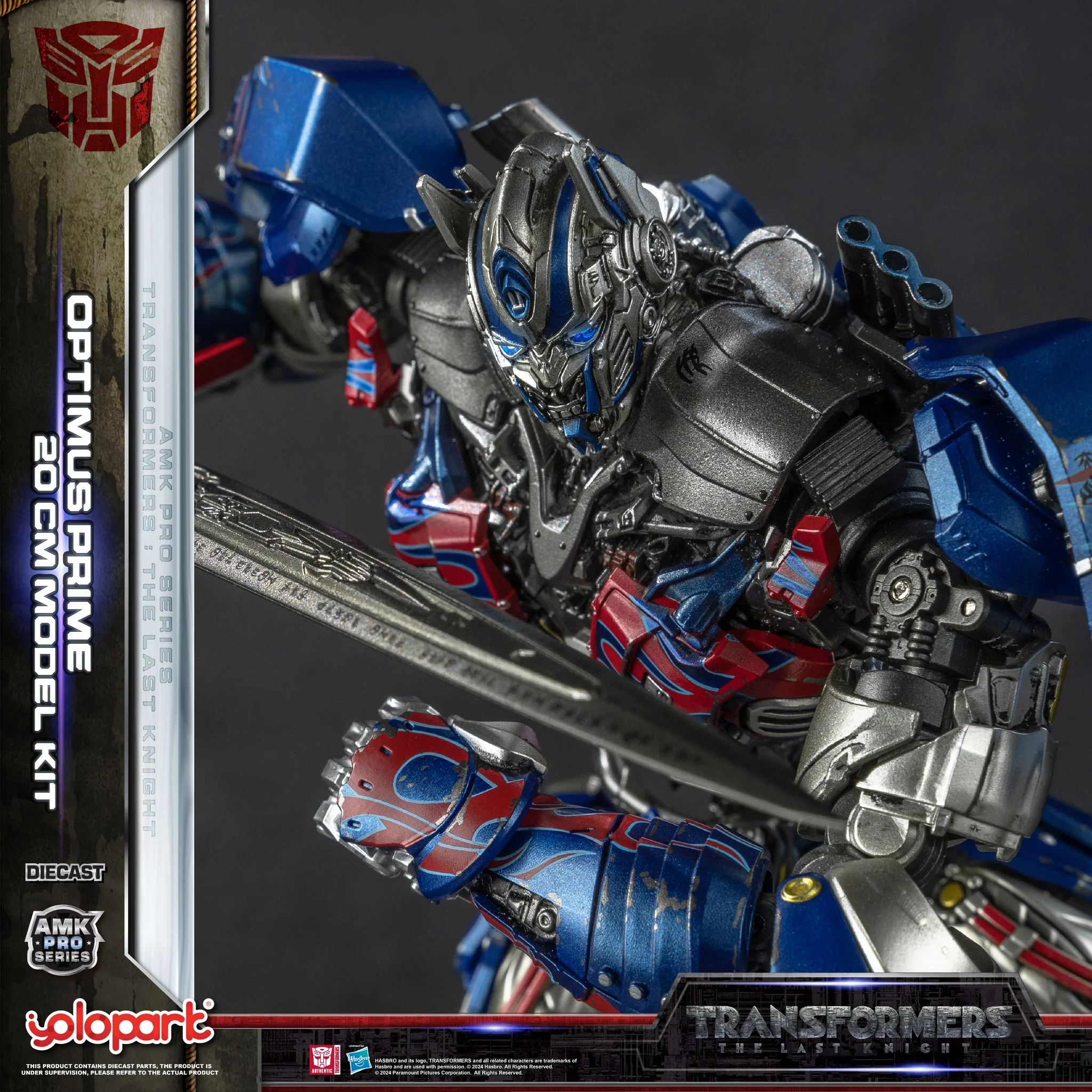 YOLOPARK - Transformers The Last Knight AMK PRO Series 20cm Optimus Prime Model Kit - Image 3
