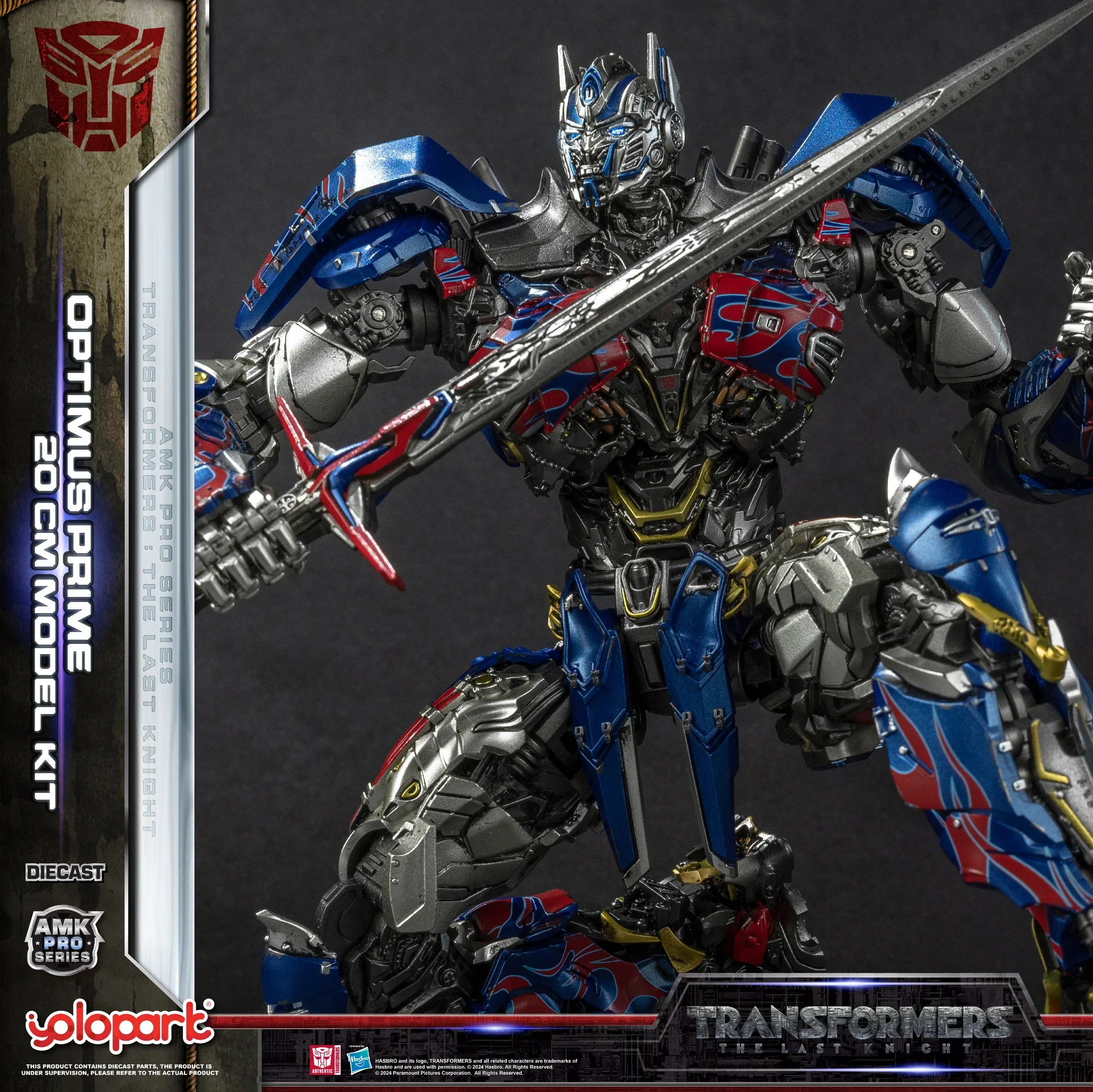 YOLOPARK - Transformers The Last Knight AMK PRO Series 20cm Optimus Prime Model Kit - Image 4