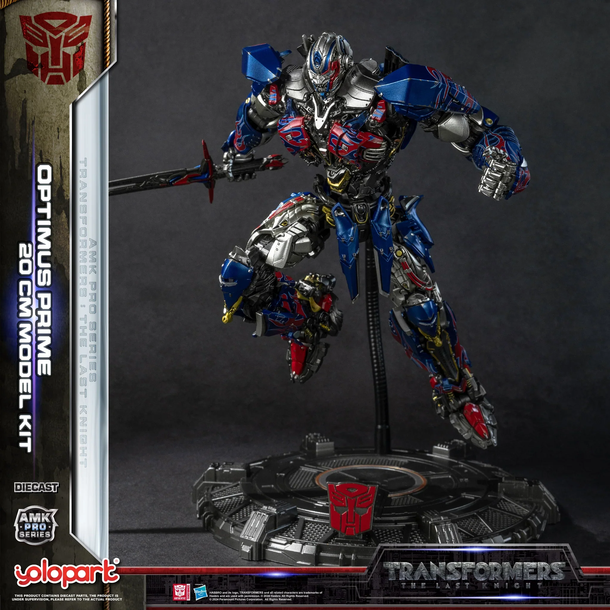 YOLOPARK - Transformers The Last Knight AMK PRO Series 20cm Optimus Prime Model Kit - Image 5