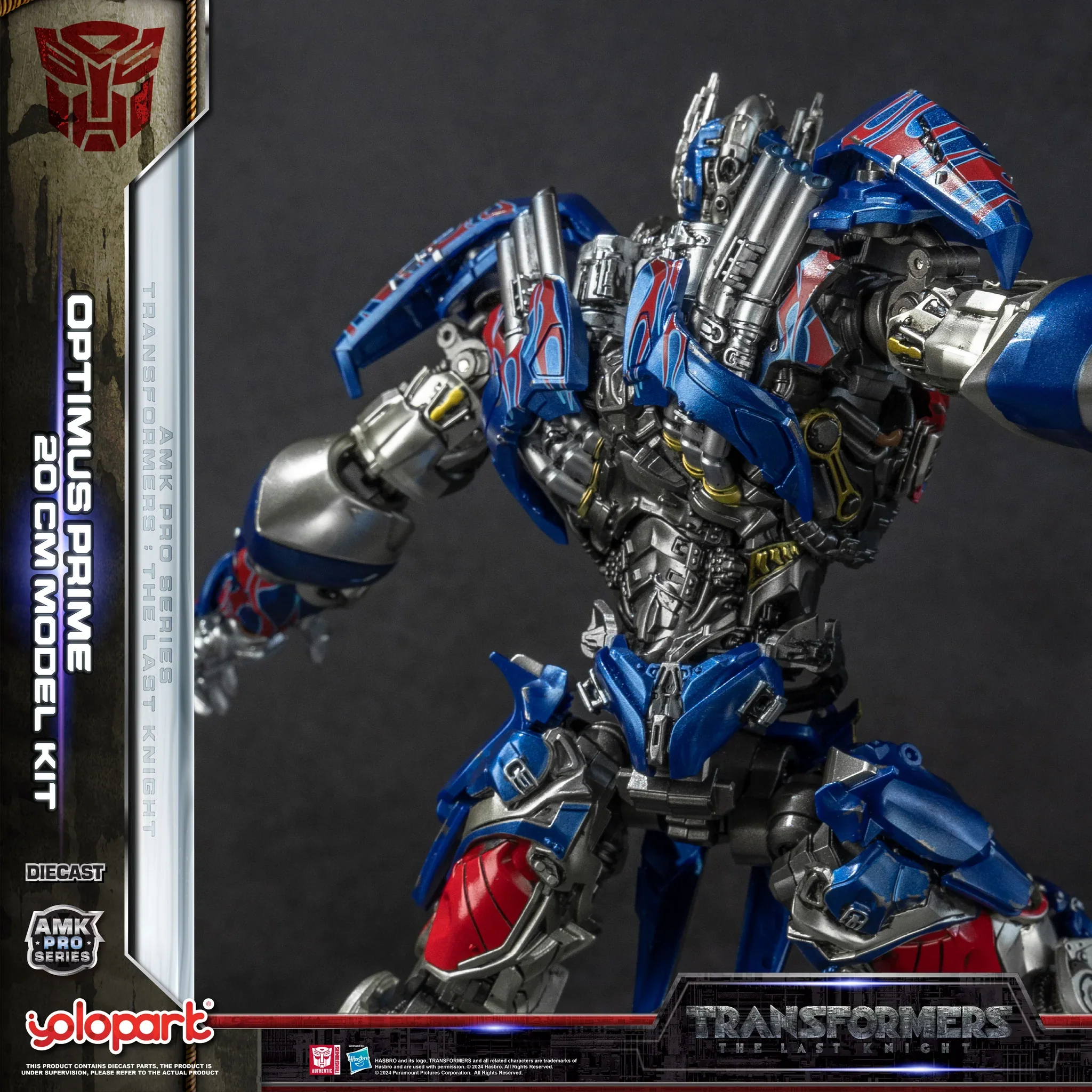 YOLOPARK - Transformers The Last Knight AMK PRO Series 20cm Optimus Prime Model Kit - Image 6