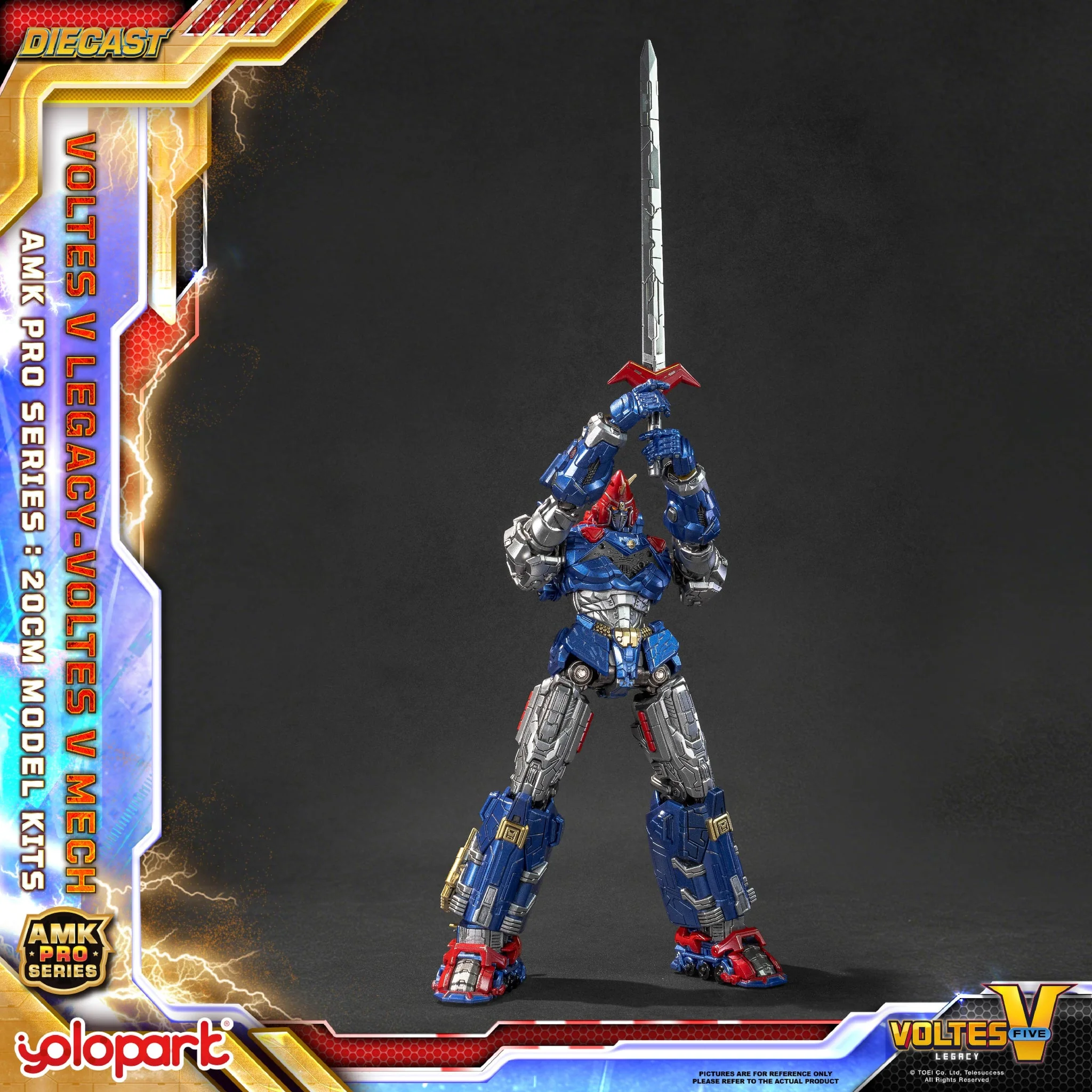 YOLOPARK - Voltes V Legacy AMK PRO Series Voltes V Mech Model Kits [PRE-ORDER] - Image 6