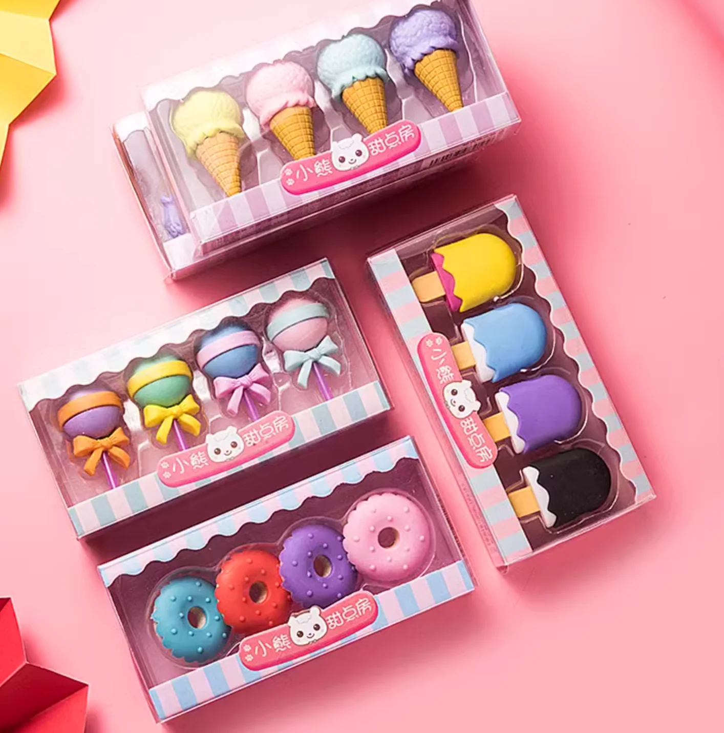 YOUPAI Stationery - Cartoon Ice Cream Eraser - Image 3