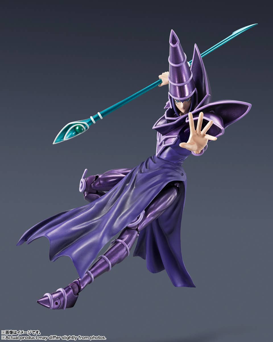 Yu Gi Oh - S.H.MonsterArts Dark Magician - Image 3